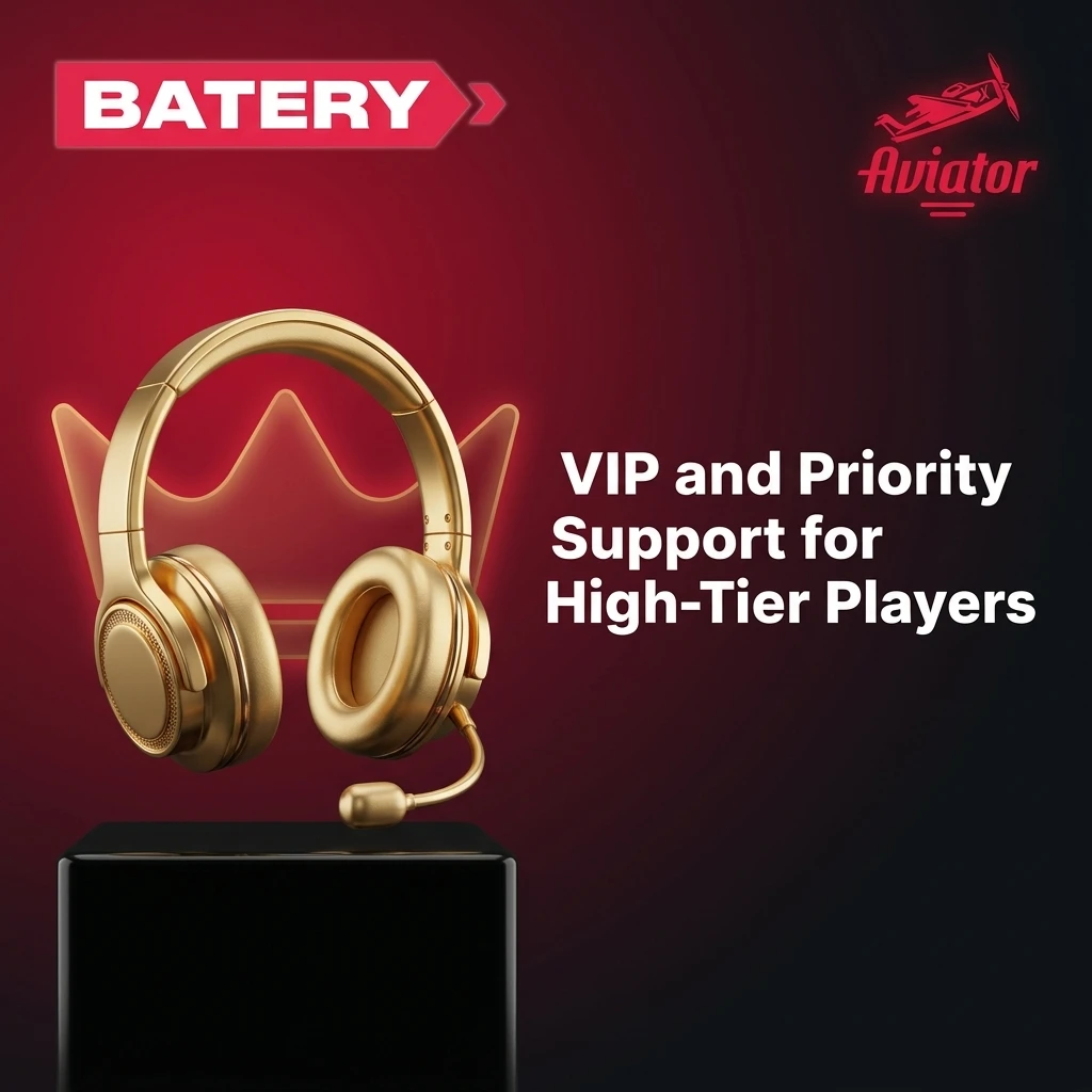 Batery VIP priority support for high-tier players with dedicated account manager and faster response times