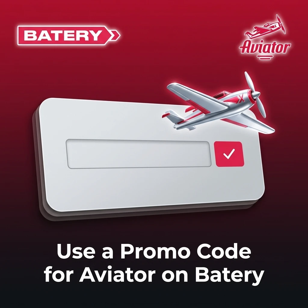 Aviator promo code BATAVIA entry field on Batery app registration form for Indian players